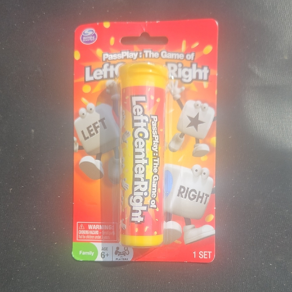 The Game of Left Center Right Hours of Fun with Family & Friends!